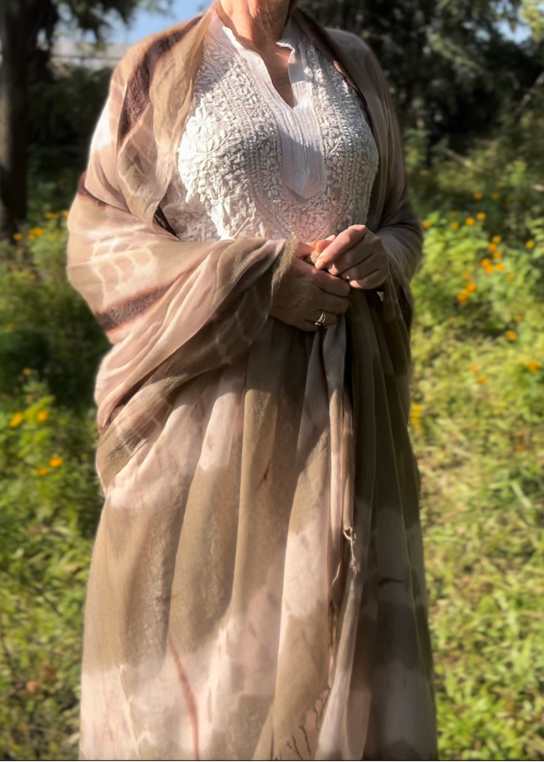 Premium Taupe & Soft Pink Hand-Woven Cashmere Wrap - Limited Edition Luxury