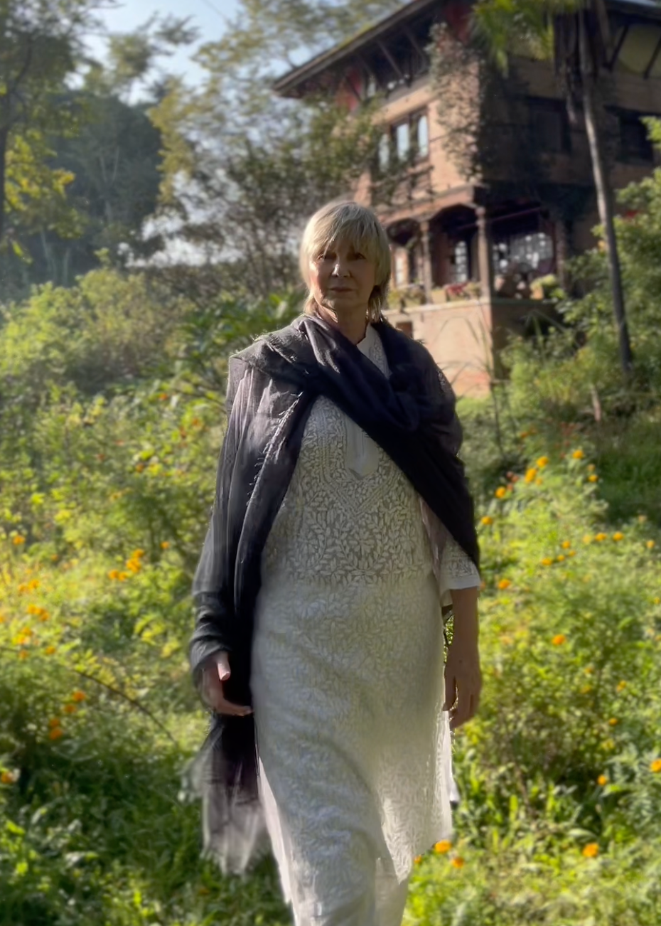 Premium Storm Cloud Cashmere Wrap - Luxury Lightweight Designer Shawl