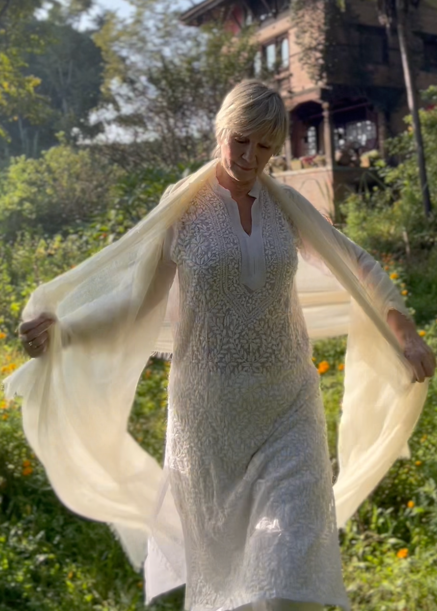 Premium Coconut Milk Cashmere Wrap - Luxury Lightweight Designer Shawl