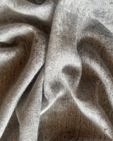 Cashmere Felted Hand-Woven Scarf - Soft Grey - Cashmere Luxe