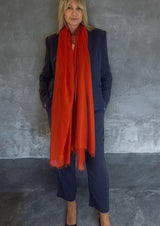Copper Cashmere Scarf - Arriving First Week of May - Cashmere Luxe