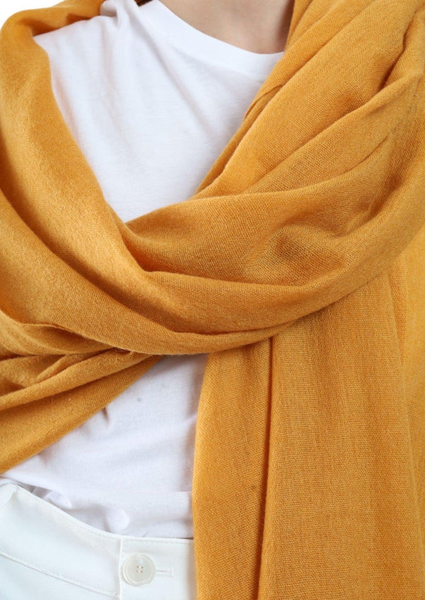 TRAVEL WRAP SUNFLOWER - Cashmere Luxe