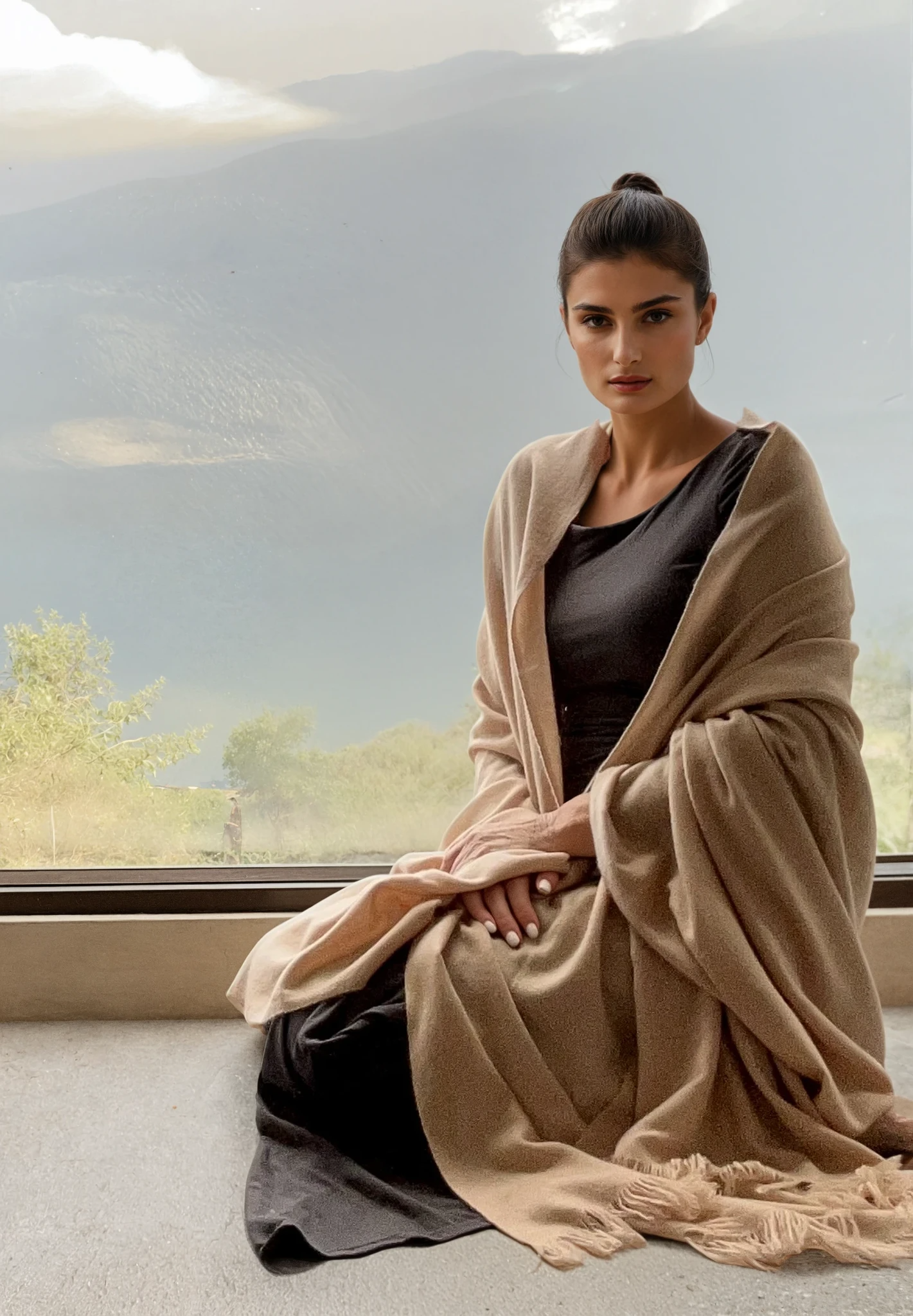 Heavyweight Plant-Dyed Cashmere Wrap