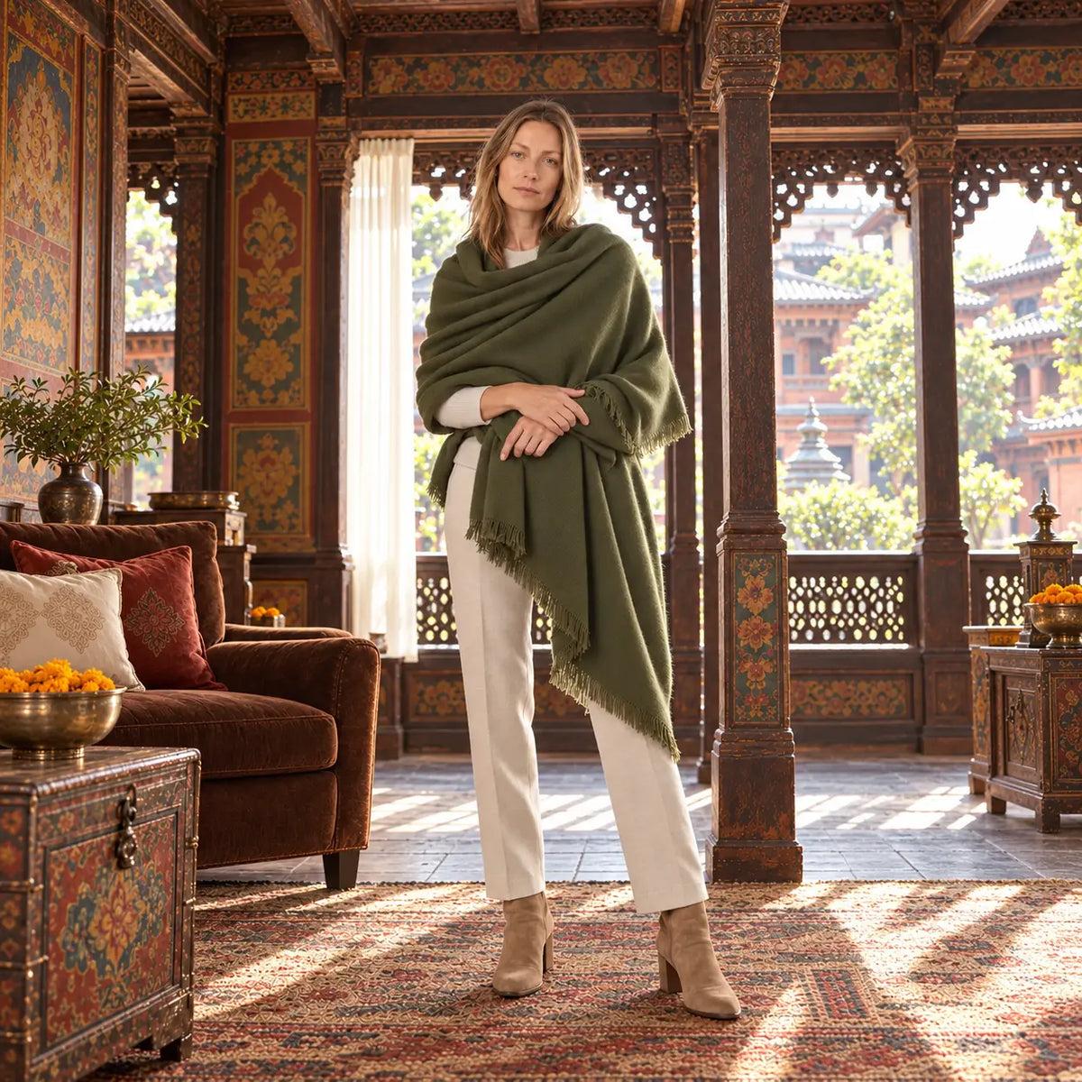 Heavyweight Cashmere Wrap