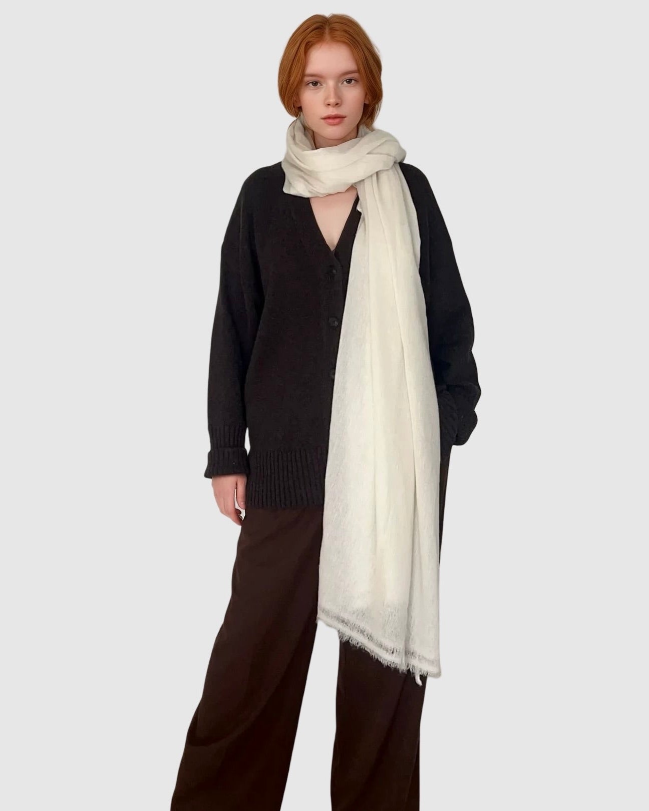 TRAVEL WRAP  WHITE