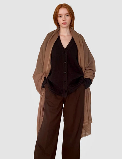 TRAVEL WRAP  CAMEL