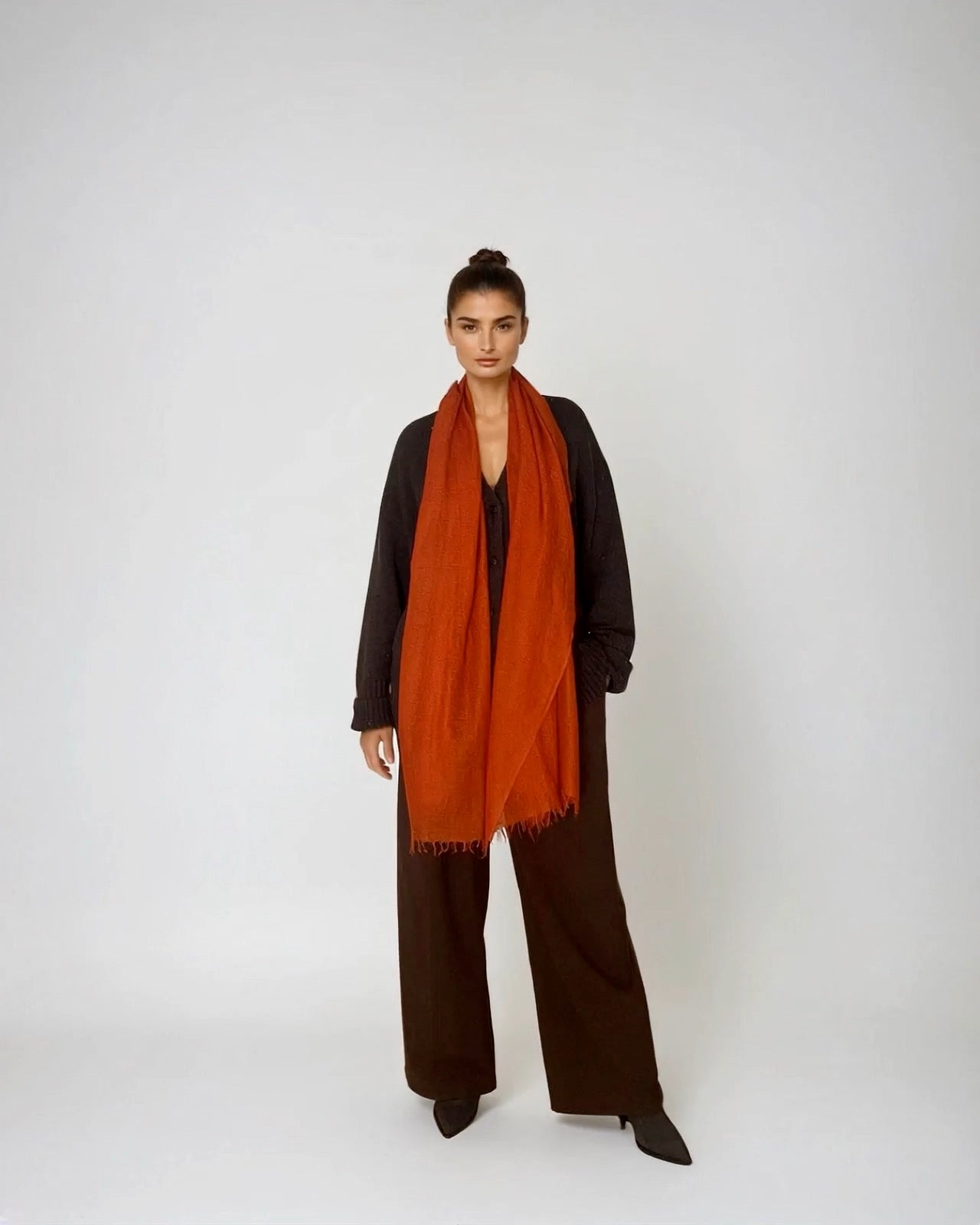 Copper Cashmere Scarf