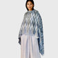 IKAT WRAP  BLUE GREY