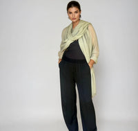 PURE CASHMERE WRAP CELADON