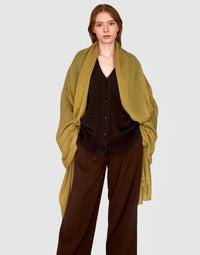 TRAVEL WRAP  MUSTARD