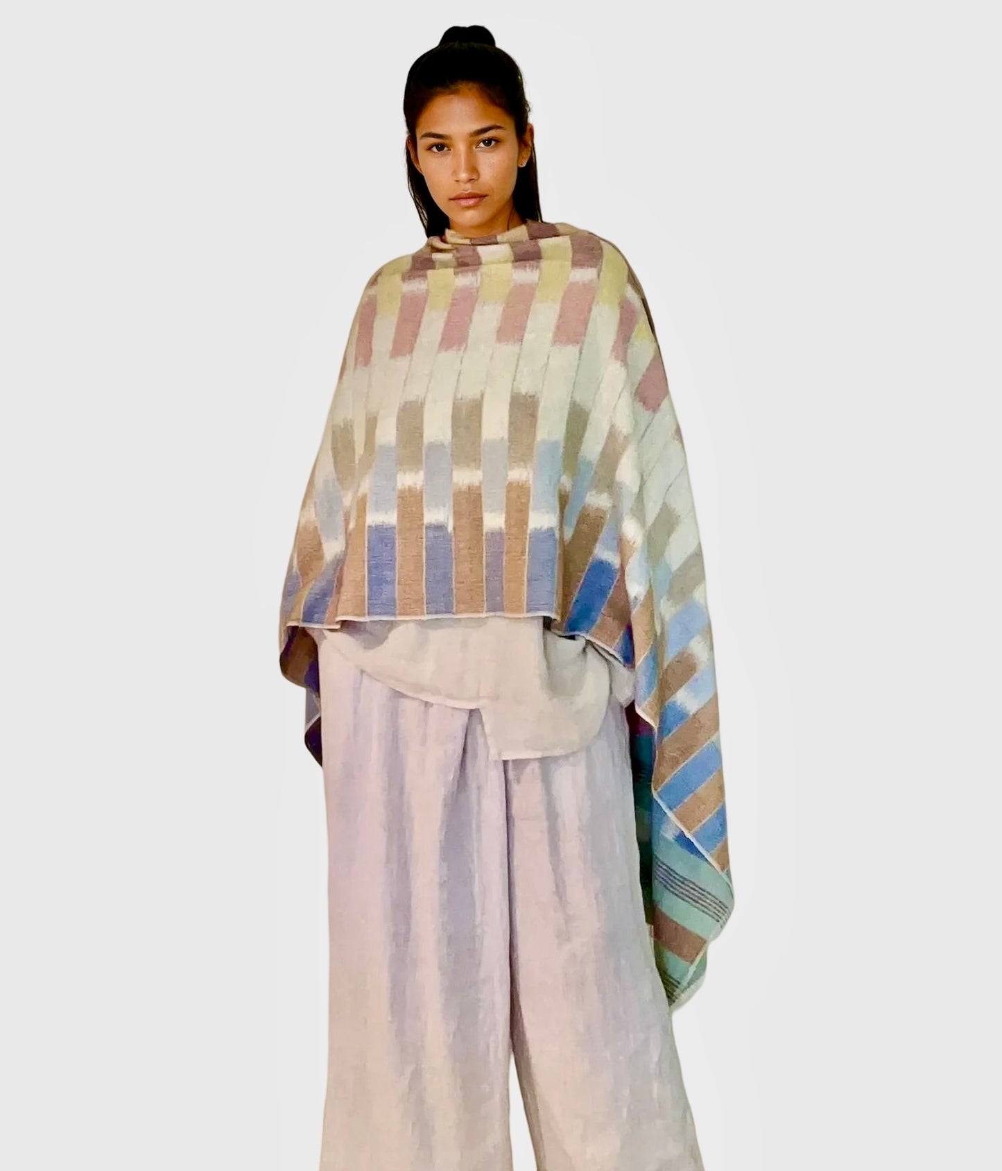 IKAT WRAP PASTAL COLOURS