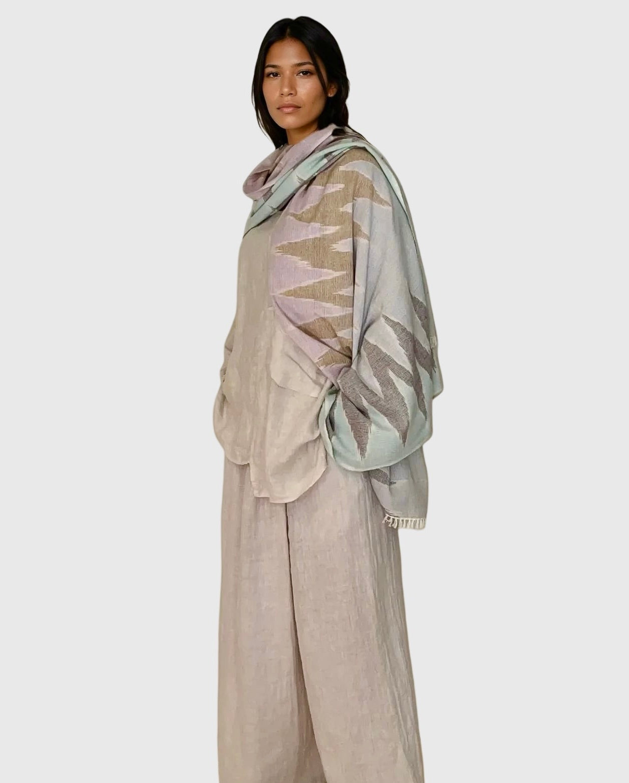 IKAT-WICKEL NATÜRLICH