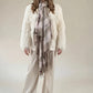 Premium Taupe & Soft Pink Cashmere Wrap – Handwoven Himalayan Limited Edition