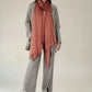 Burnt Sienna Cashmere Wrap | 100% Handwoven Luxury Shawl