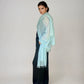 PURE CASHMERE OPAL BLUE WRAP