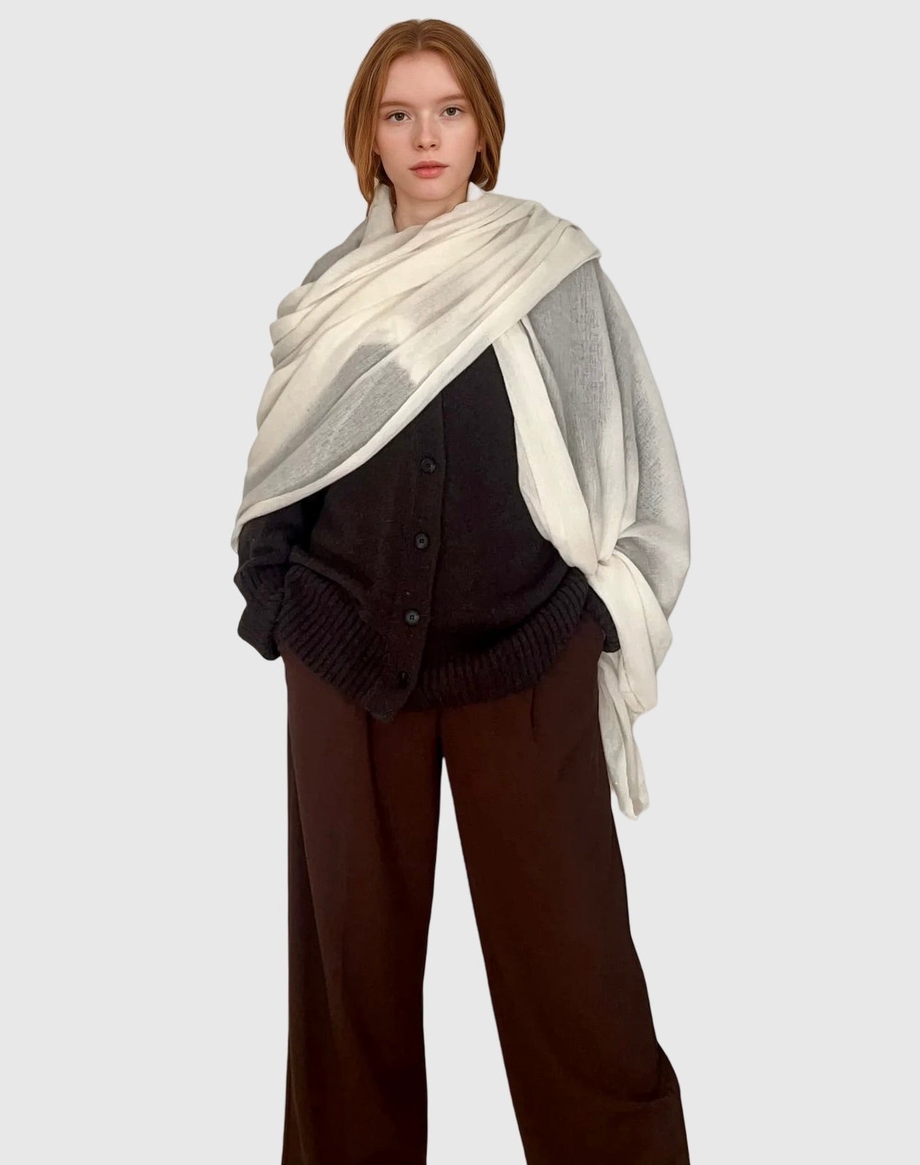 TRAVEL WRAP  WHITE