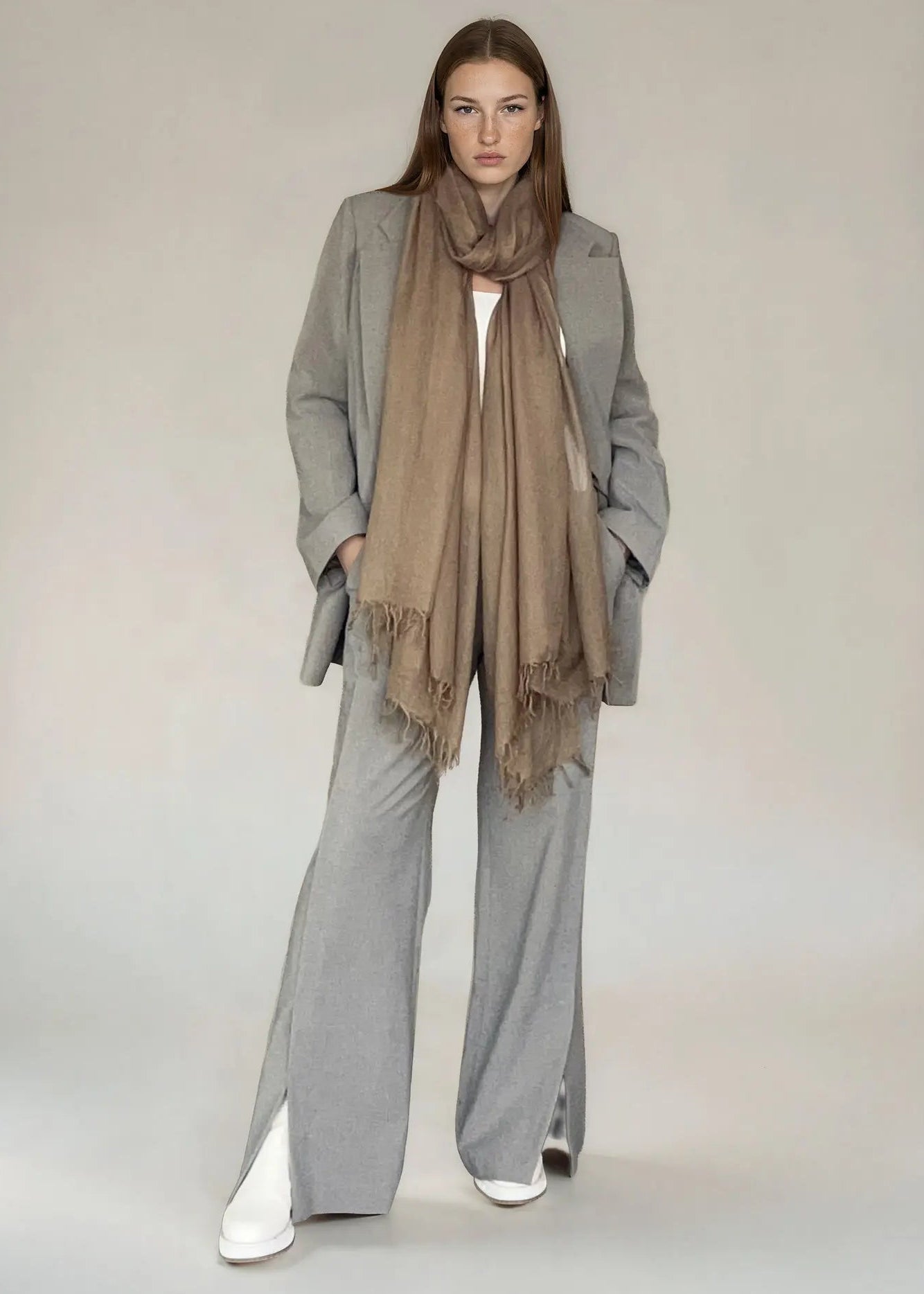 Biscotti Cashmere Wrap – Handwoven Himalayan Luxury Shawl