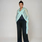 PURE CASHMERE OPAL BLUE WRAP