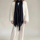 Premium Black Pure Cashmere Wrap - Handwoven Himalayan Luxury Scarf