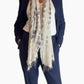 Heavy Felted Scarf -Hand Tie Dyed Grey - Cashmere Luxe
