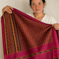 Khmer Silk No. 02 — Mulberry & Saffron