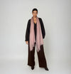 Cashmere Softly Felted Scarf  Hand-Woven- Rose