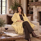 Heavyweight Plant-Dyed Cashmere Wrap | Mustard