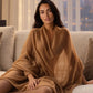 Burnt Bronze Cashmere Wrap – Handloom Himalayan Luxury Scarf