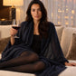 Premium Black Pure Cashmere Wrap - Handwoven Himalayan Luxury Scarf