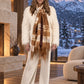 Premium Bronze Brown Cashmere Wrap – Handwoven Himalayan Limited Edition