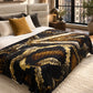 Brown Snake Cashmere & Wool Bed Throw SOLD OUT_ PRE ORDER