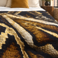 Brown Snake Cashmere & Wool Bed Throw SOLD OUT_ PRE ORDER