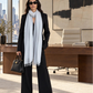 Premium Light Grey Pure Cashmere Wrap - Handwoven Himalayan Luxury Scarf