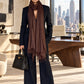 Earth Brown Handwoven Cashmere Wrap