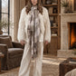 Premium Taupe & Soft Pink Cashmere Wrap – Handwoven Himalayan Limited Edition