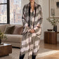 Premium Taupe & Soft Pink Cashmere Wrap – Handwoven Himalayan Limited Edition