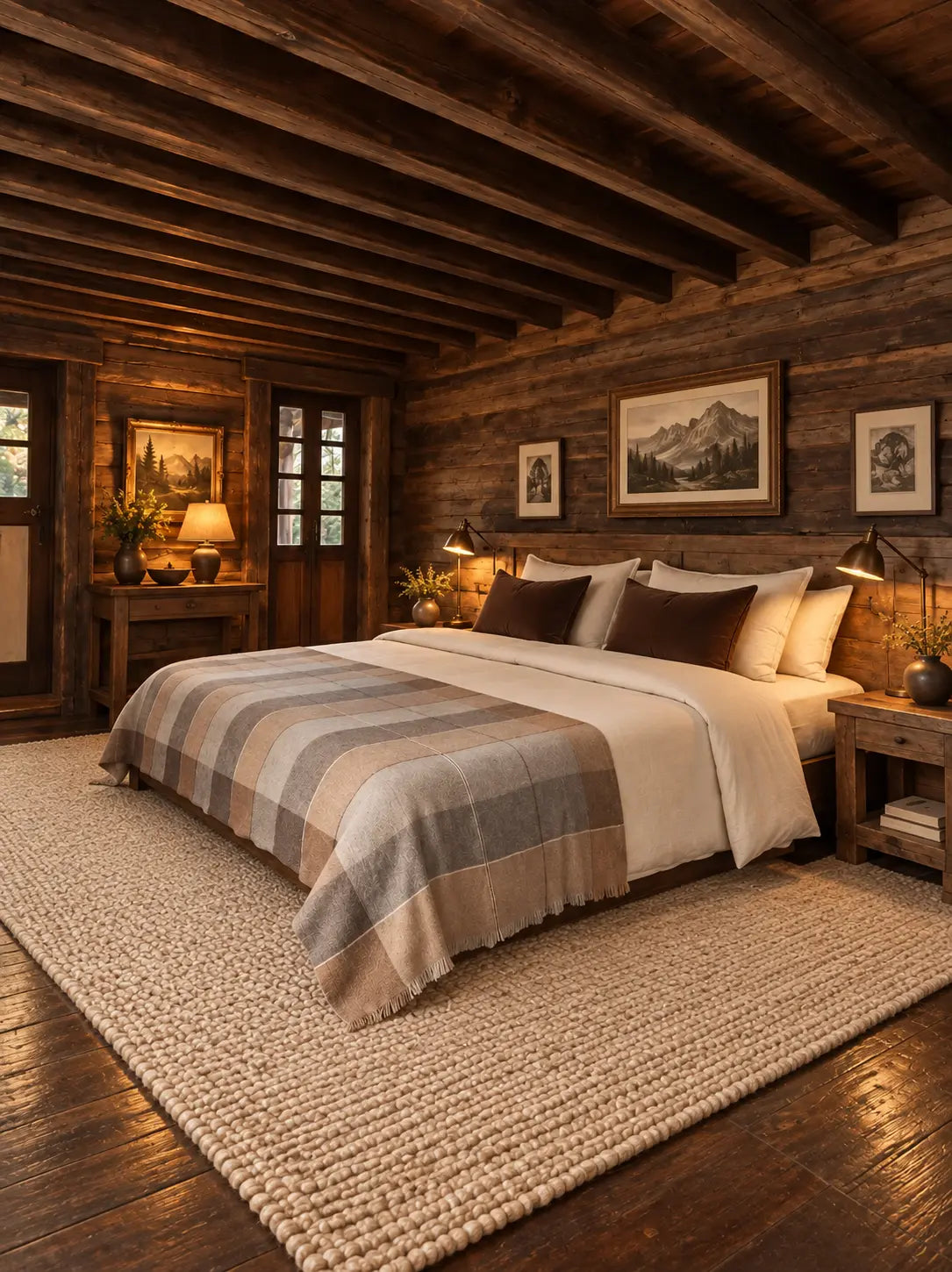 Natural Yak Wool Bed Throws — Hand-loomed to Order