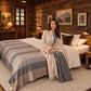 Natural Yak Wool Bed Throws — Hand-loomed to Order