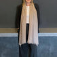Cashmere Softly Felted Scarf - Lilac Grey - Cashmere Luxe