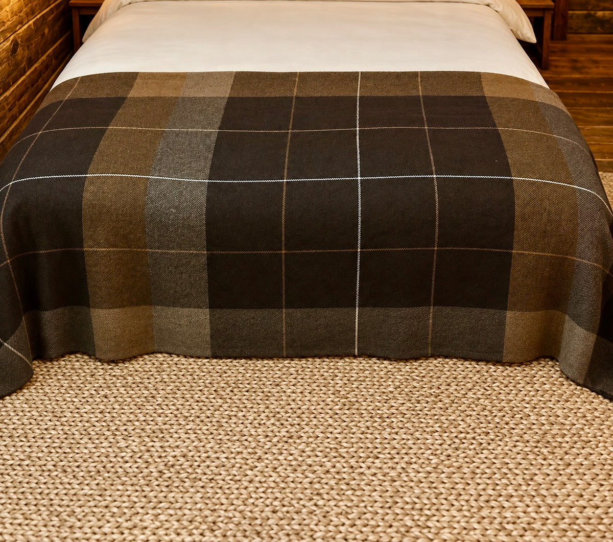 Natural Yak Wool Bed Throws — Hand-loomed to Order