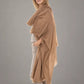 Handwoven Cashmere & Wool Travel Wrap — Camel