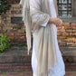 Premium Dove Mist Spring Wrap - Luxury Lightweight Designer Shawl