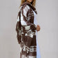 Hand Woven Cashmere Wrap - Earth Brown Forest Green | Cashmere Luxe