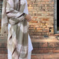 Premium Taupe & Soft Pink Hand-Woven Cashmere Wrap - Limited Edition Luxury