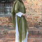 Burnt Bronze Handloom Cashmere Wrap - Luxury Scarf | Cashmere Luxe