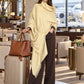 Heavyweight Plant-Dyed Cashmere Wrap | Mustard