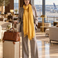 Saffron Cashmere Wrap – Handloom Himalayan Luxury Scarf