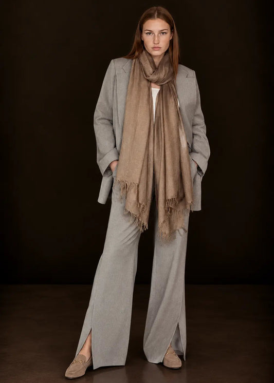 Biscotti Cashmere Wrap – Handwoven Himalayan Luxury Shawl