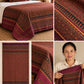 Khmer Silk No. 04 — Mulberry & Antique Gold