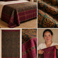 Khmer Silk No. 01 — Emerald & Mulberry